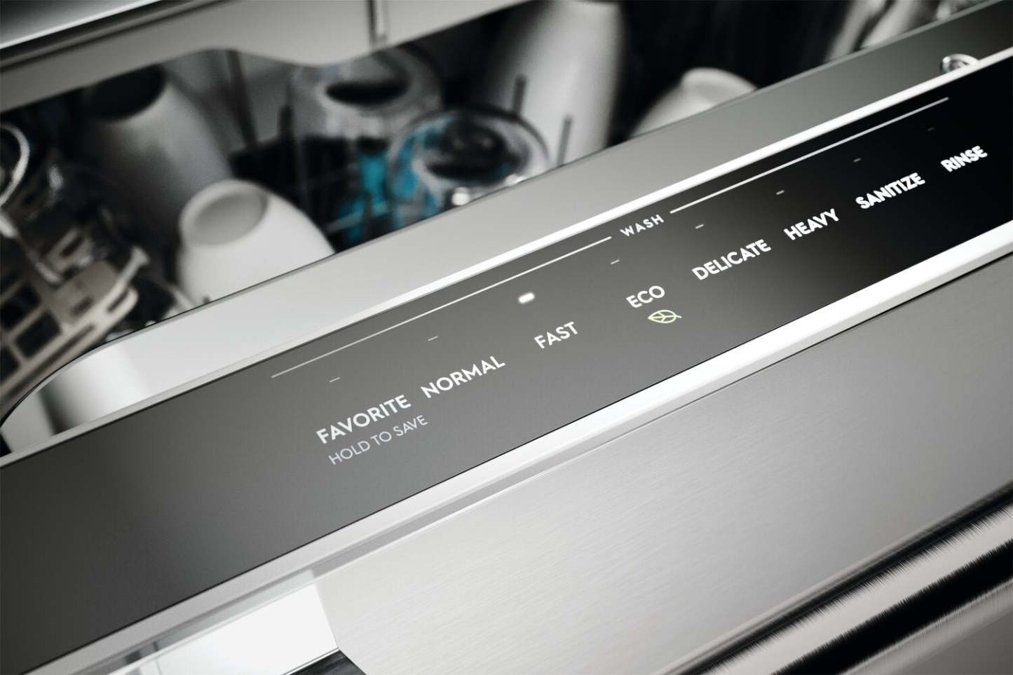 Lave-vaisselle encastré Frigidaire Gallery de 24 po et de 47 dBA avec commandes sur le dessus - acier inoxydable résistant aux traces - GDSH…