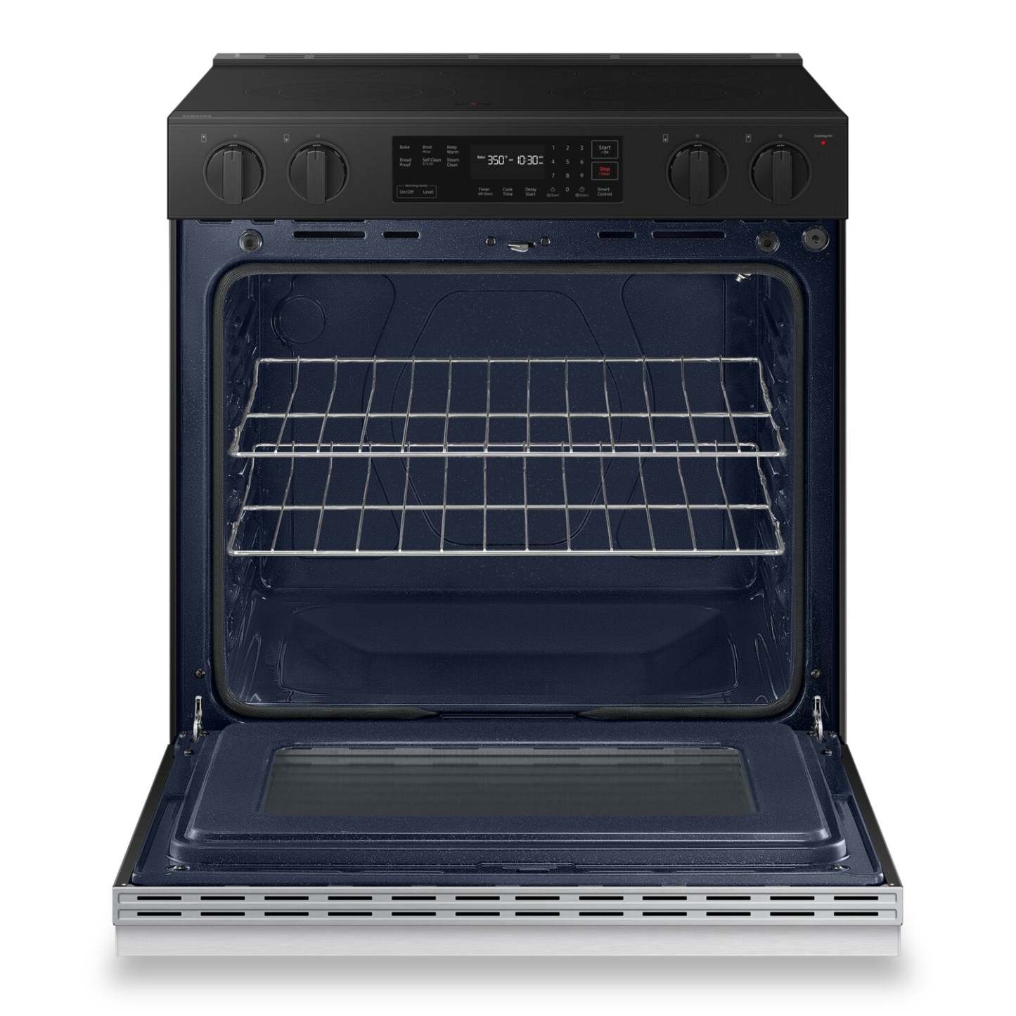 Cuisinière intelligente électrique encastrée Samsung de 6,3 pi³ avec commande vocale - acier inoxydable - NSE6DG8100…