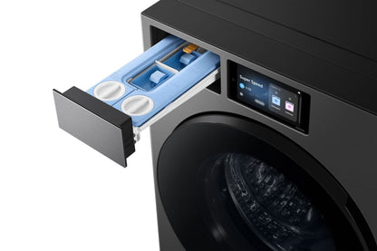 Samsung Bespoke 6.1 Cu. Ft. Laveuse à chargement frontal avec détection de tissu par IA – Acier foncé - WF90F53ADSA5 | Laveuse Bespoke de Samsung  à chargement frontal de 6,1 pi3 avec détecteur de tissu par IA - acier foncé - WF90F53ADSA5