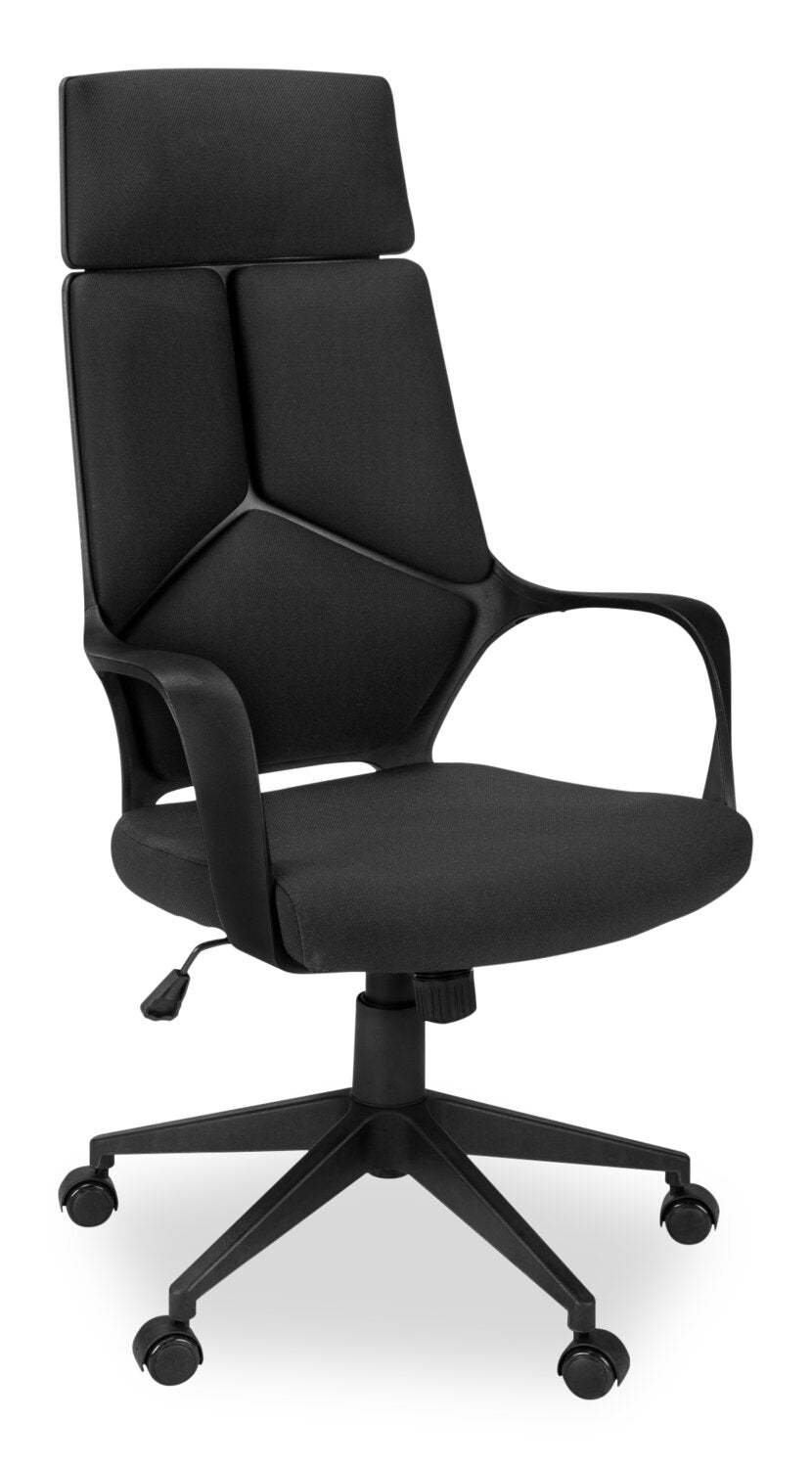Hayes 25 Executive Office Chair - Noir | Fauteuil président Hayes de 25 po - noir