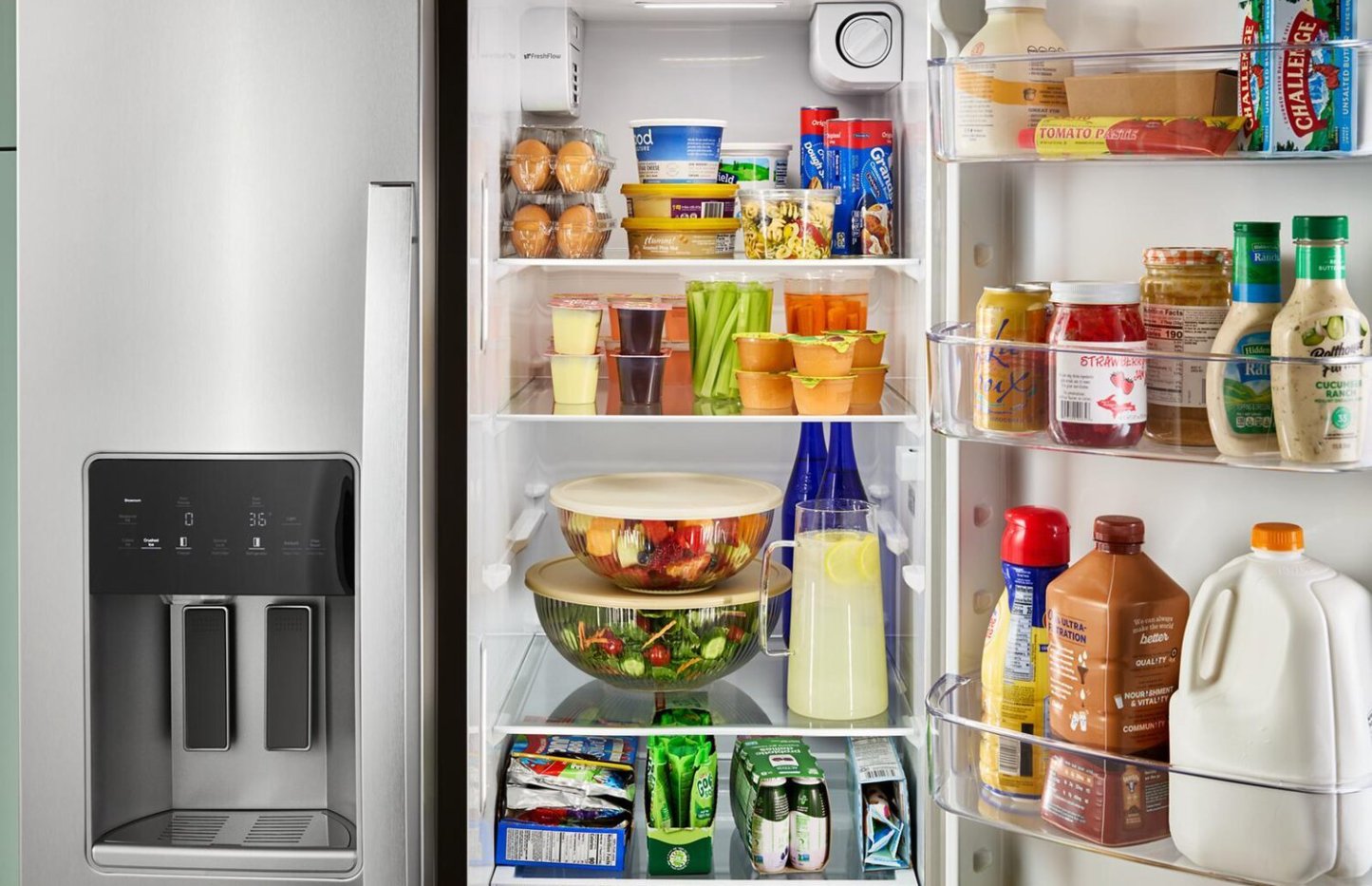 Réfrigérateur Whirlpool de 36 po et de 21 pi³ à compartiments juxtaposés - noir - WRSC5536RB | Whirlpool 36 21 Cu. Ft. Side-by-Side Refrigerator - Black - WRSC5536RB