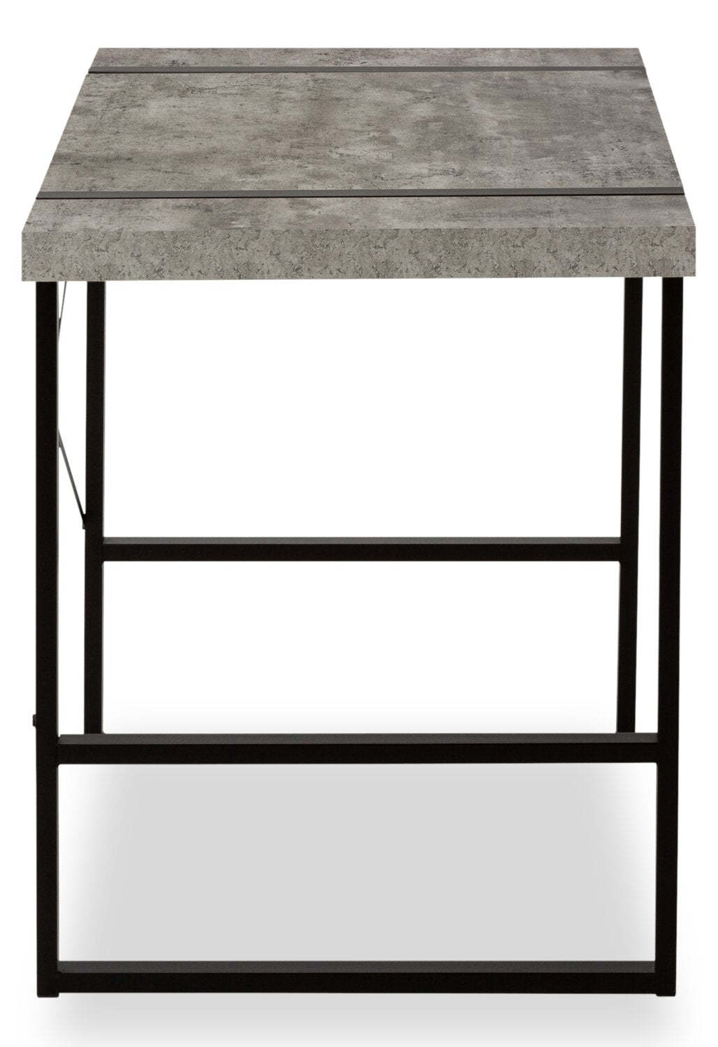 Bureau Avery 49 - aspect béton gris|Bureau Avery de 49 po - apparence béton gris