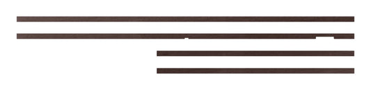 Cadre décoratif personnalisable pour téléviseur The Frame Pro de 75 po de Samsung - brun moderne