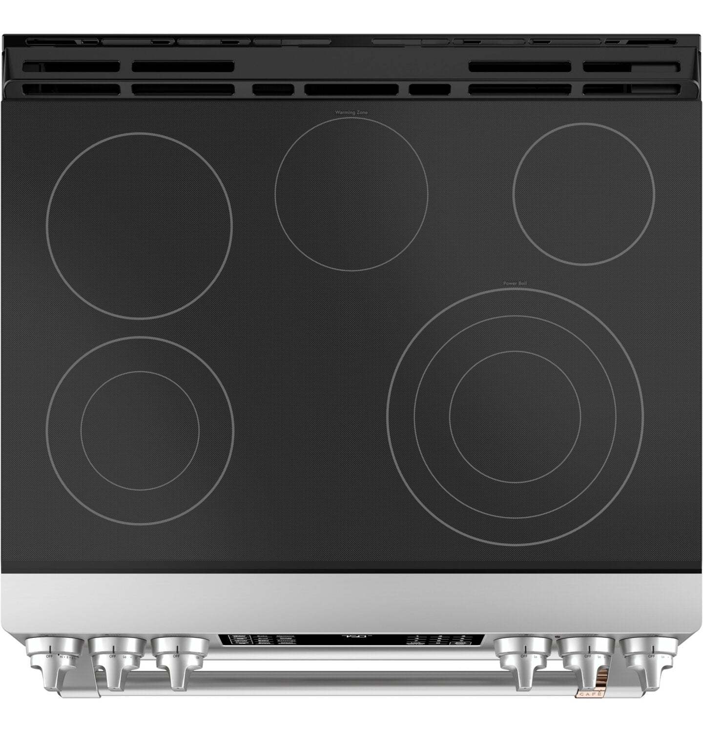 Cuisinière intelligente électrique Café de 6,7 pi³ avec convection européenne véritable - acier inoxydable - CCES750P2MS1