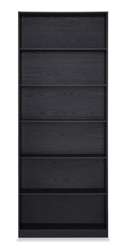 William 31.5 6-Shelf Bookcase - Black | Bibliothèque William de 31,5 po à 6 étagères - noire