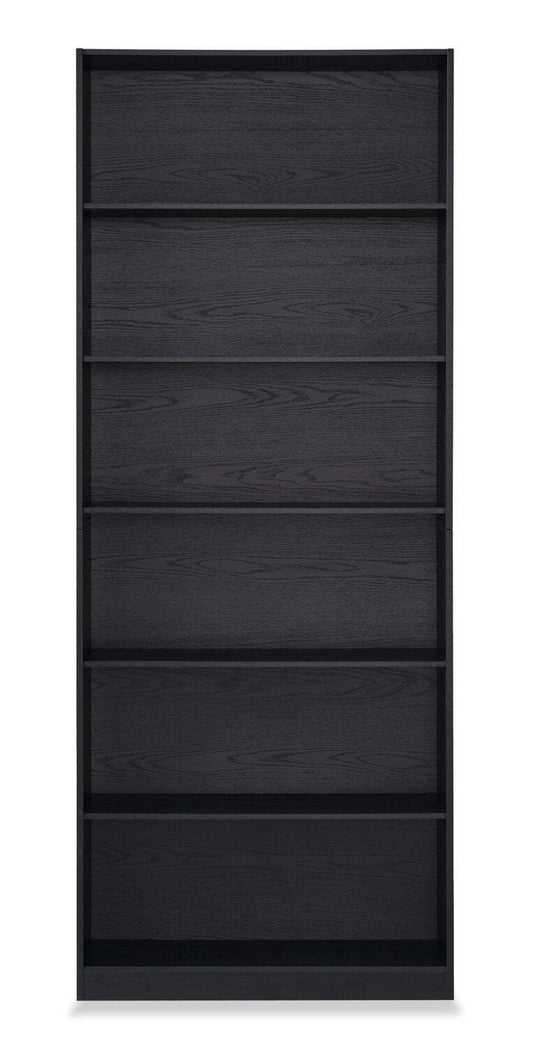 William 31.5 6-Shelf Bookcase - Black | Bibliothèque William de 31,5 po à 6 étagères - noire