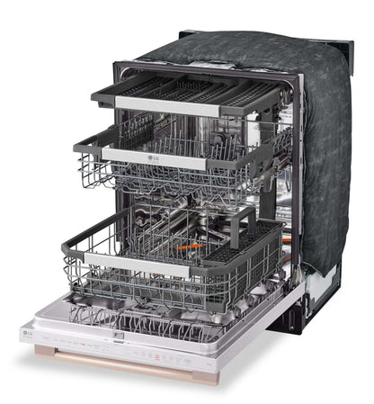 LG Studio 24 40 dBA Lave-vaisselle intelligent encastré à commandes sur le dessus - Essence blanche - SDWB24W3 | Lave-vaisselle intelligent encastré LG Studio à 40 dBA de 24 po avec commandes sur le dessus - essence blanche - SDWB24W3 | SDWB24W3