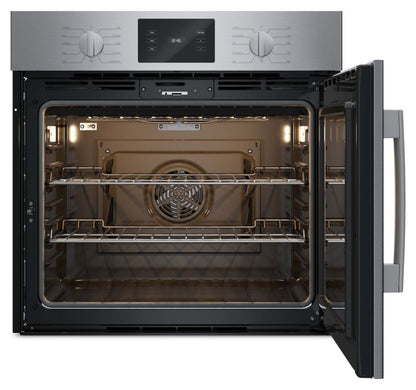 Bosch 30 4,6 pi³ Four mural simple électrique de la série 500 - acier inoxydable - HBL5455RUC | Four mural simple électrique Bosch de série 500 de 4,6 pi³ et de 30 po - acier inoxydable - HBL5455RUC | HBL5455R