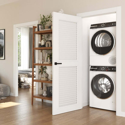 Bosch 500 Series 2,4 pi³ Laveuse à chargement frontal et 4 pi³ Sécheuse avec pompe à chaleur | Laveuse à chargement frontal de 2,4 pi³ et sécheuse avec pompe à chaleur de 4 pi³ de série 500 de Bosch | BOFL2460