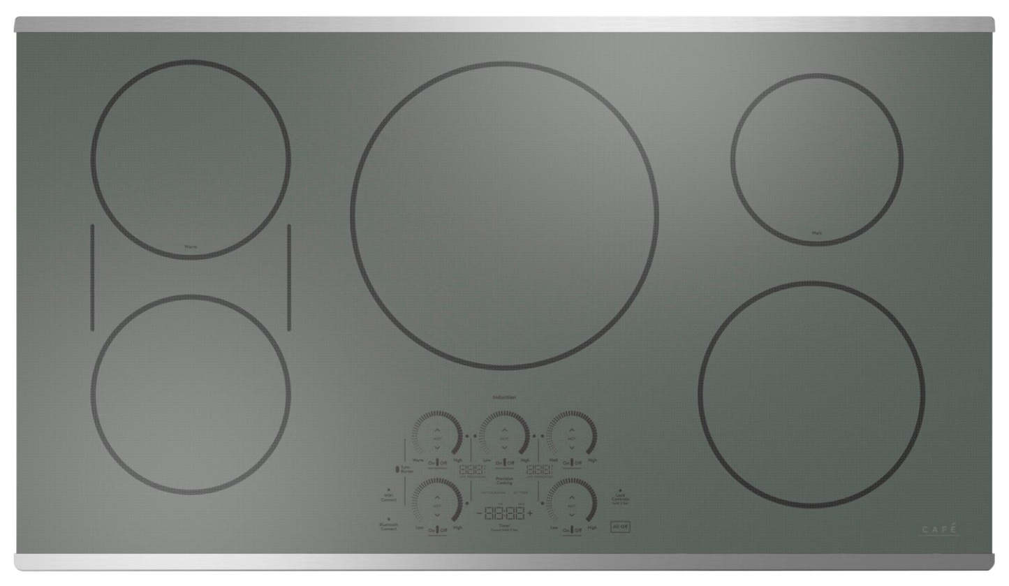 Cafe 36 5-Element Electric Cooktop - Stainless - CHP90362TSS | Surface de cuisson électrique Café de 36 po à 5 éléments - acier inoxydable - CHP90362TSS