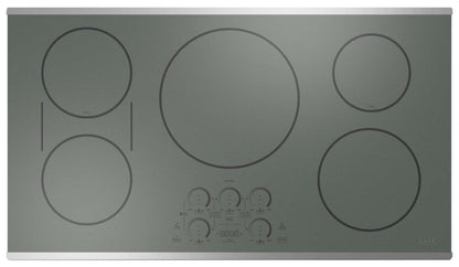 Cafe 36 5-Element Electric Cooktop - Stainless - CHP90362TSS | Surface de cuisson électrique Café de 36 po à 5 éléments - acier inoxydable - CHP90362TSS