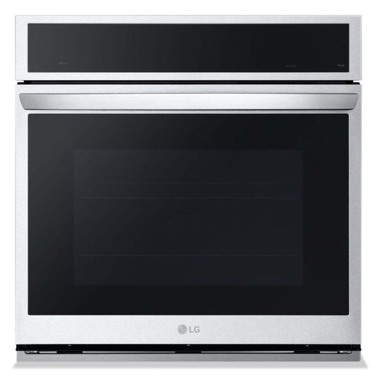 LG 30 4,7 pi³ Four mural électrique avec convection par ventilateur - Acier inoxydable résistant aux taches - WSEP4727F | Four mural électrique LG de 4,7 pi³ et de 30 po avec convection par ventilateur - acier inoxydable S…