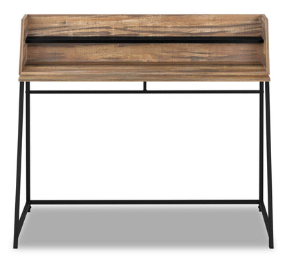Bureau Lawson 47.25 avec petite niche - Brun|Bureau Lawson de 47,25 po avec petite crédence - brun