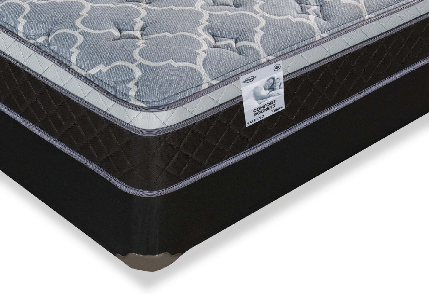 Ensemble matelas à Euro-plateau Salerno de Springwall pour grand lit | SALRNOQP