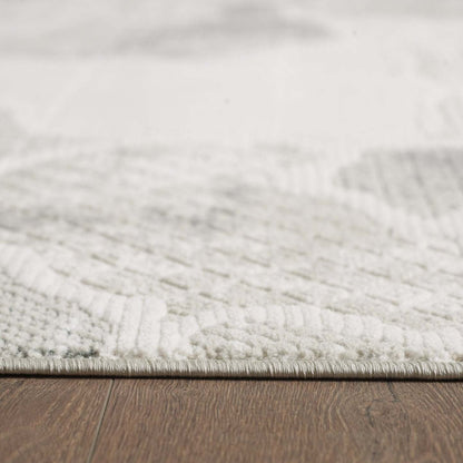 Tapis gris Cove Waves - 7'11 x 10'10 | Carpette Cove grise à motif de vagues - 7 pi 11 po x 10 pi 10 po