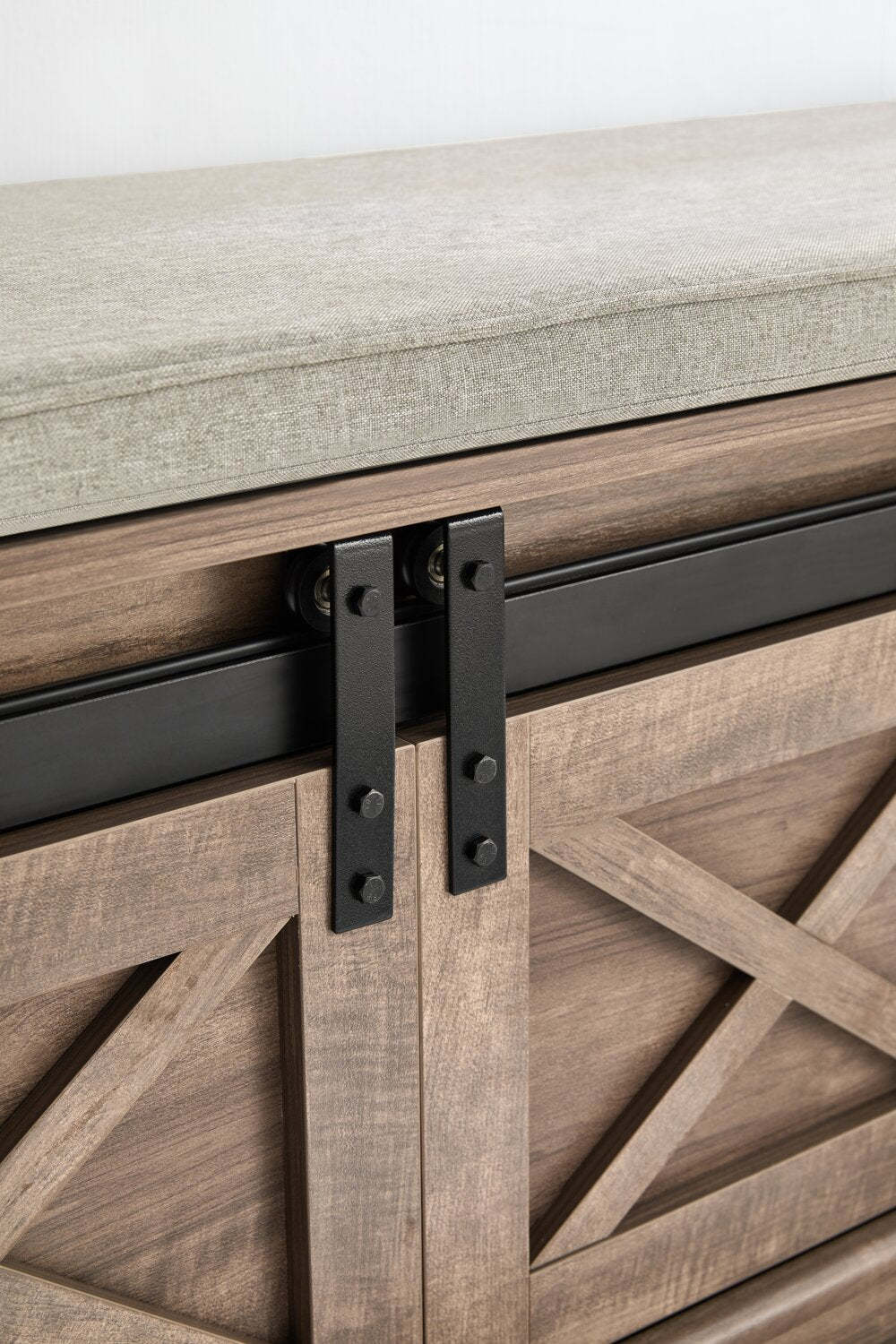 Gavin 47.25 Bench with Shoe Storage - Hazelnut|Banc Gavin de 47,25 po avec rangement pour chaussures - noisette