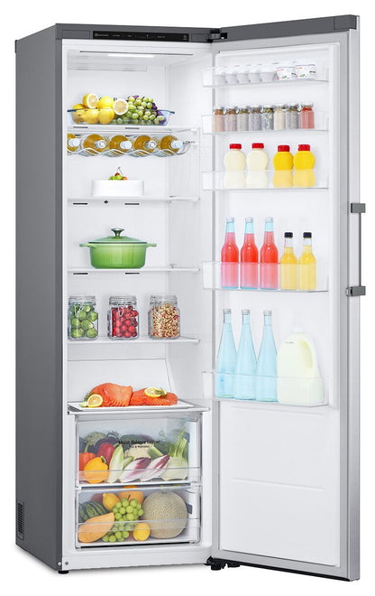 LG 24 14 Cu. Ft. Column Counter-Depth Refrigerator - Platinum Silver - LRONC1404V | Réfrigérateur colonne LG de 14 pi³ et de 24 po de profondeur comptoir - argenté platine - LRONC1404V