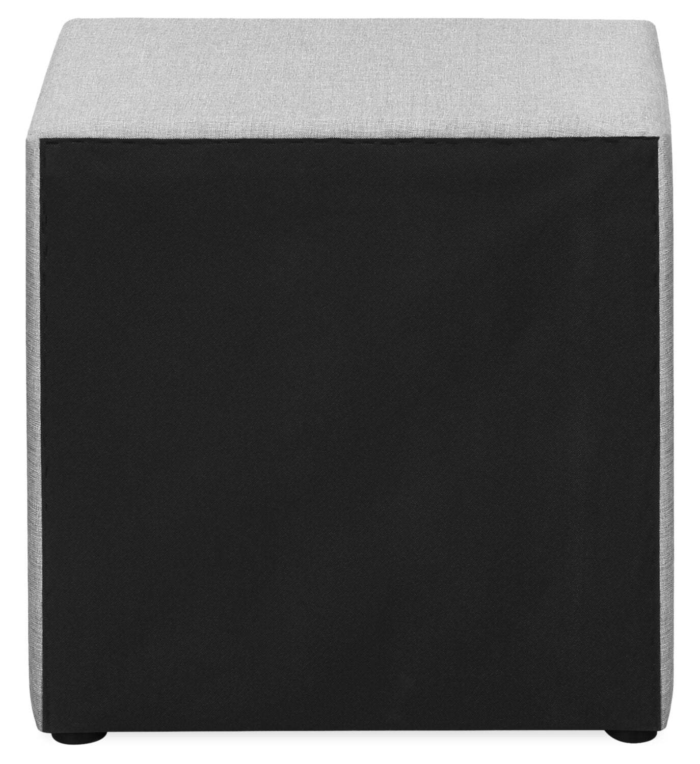 Table de nuit rembourrée à 2 tiroirs Zara, 20,5 L x 20,75 H - Gris | Table de nuit rembourrée Zara de 20,5 po (l) x 20,75 po (H) à 2 tiroirs - grise