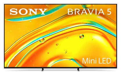 SONY 65 Bravia 5 Mini-LED 4K UHD Smart Google TV (8335307) - Modèle 2025 | Téléviseur intelligent Mini-DEL SONY Bravia 5 UHD 4K de 65 po avec Google TVMC (8335307) - modèle 2025