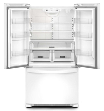 Whirlpool 36 20 pi3 Réfrigérateur de profondeur comptoir à portes françaises - blanc - WRFC2036RW | Réfrigérateur Whirlpool de 20 pi3 et de 36 po de profondeur comptoir à portes françaises - blanc - WRFC2036RW | WRFC20RW
