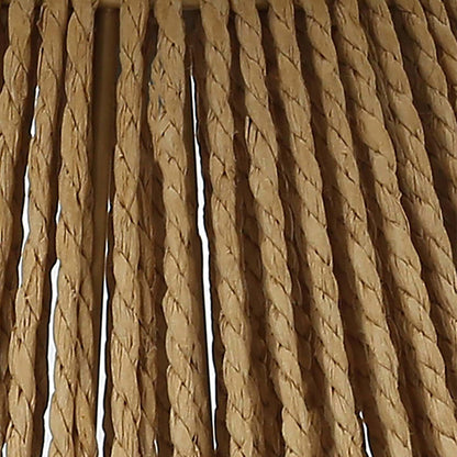 22 Boho Brown Rope Table Lamp|Lampe de table bohème de 22 po en corde brune