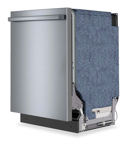 Bosch Lave-vaisselle encastrable série 500 24'' 44 dBA anti-traces de doigts en acier brossé - SHX65DM5N | Lave-vaisselle encastré Bosch de série 500 de 24 po de 44 dBA en acier brossé résistant aux traces de doigts - SHX65DM5N