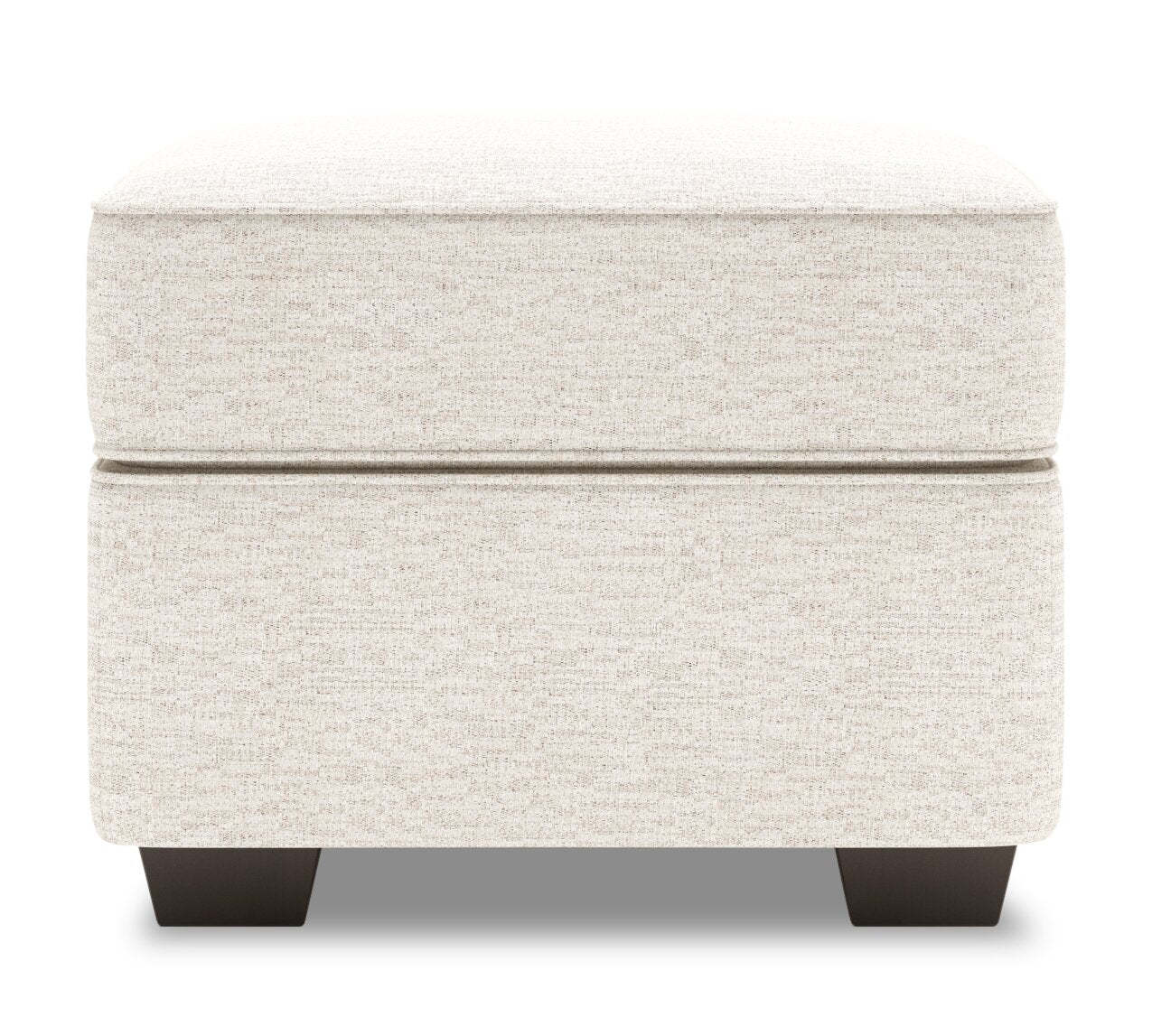 Fabriqué au Canada Canapé personnalisable Lab Roll 24 en tissu chenille - Beige sable de luxe | Pouf Roll de Sofa Lab de 24 po fabriqué au Canada en tissu chenille - beige Luxury Sand | RO803093