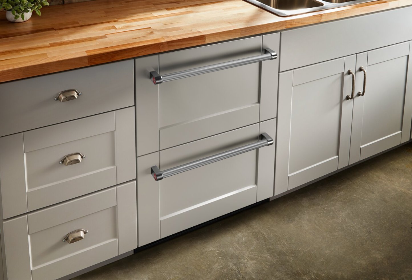 Réfrigérateur-tiroir KitchenAid de 24 po et de 4,3 pi³ sous le comptoir - prêt pour panneau - KUDR204KPA | KitchenAid 24 4.3 Cu. Ft. Undercounter Drawer Refrigerator - Panel Ready