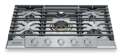 Frigidaire Professional 30 5-Burner Gas Cooktop - Stainless Steel - PCCG3080AS | Surface de cuisson à gaz Frigidaire Professional de 30 po à 5 brûleurs - acier inoxydable - PCCG3080AS | PCCG30AS