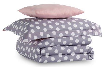 Portia 3-Piece Twin Comforter Set - Grey | Ensemble d'édredon Portia 3 pièces pour lit simple - gris