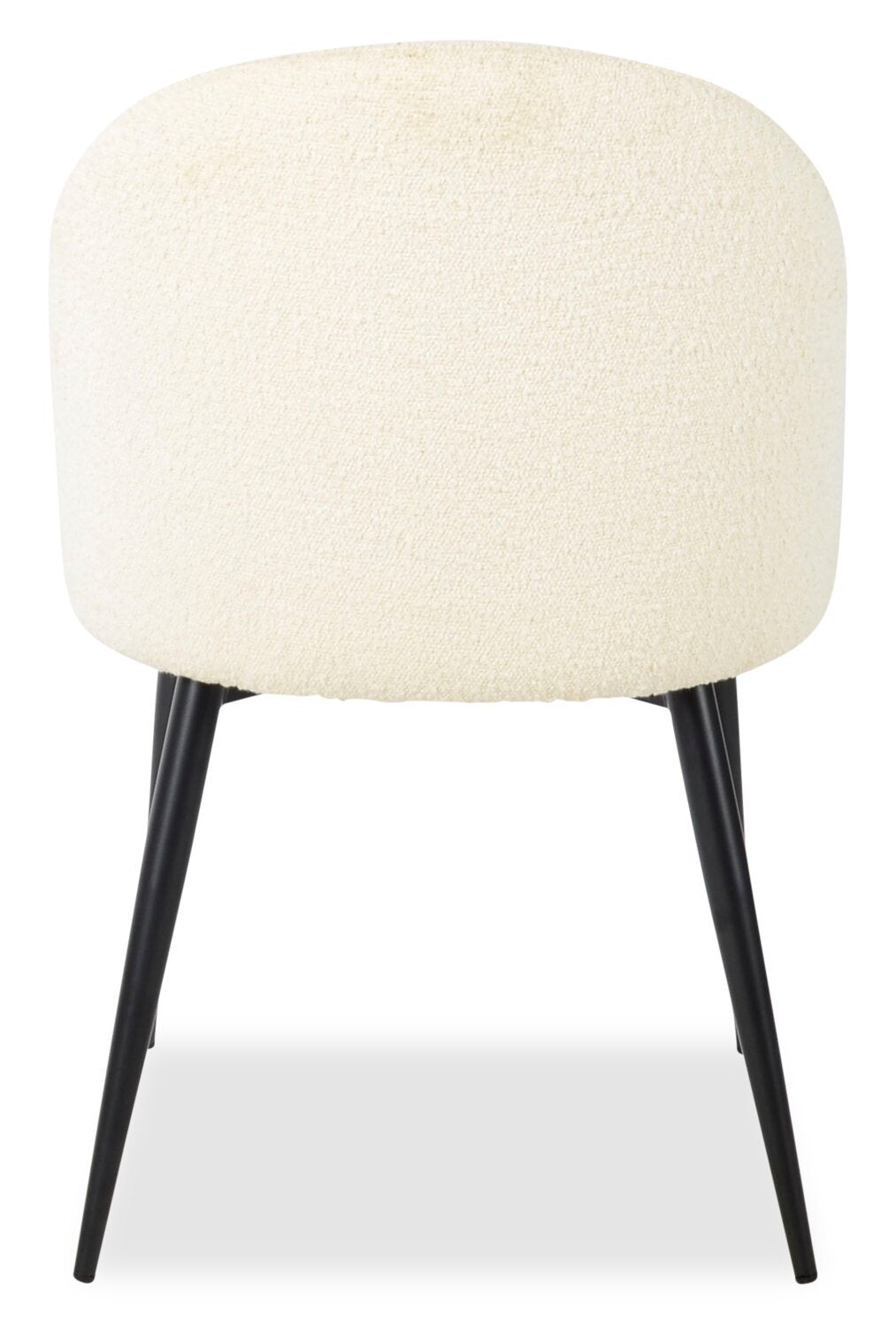 Chaise de salle à manger Bali avec tissu bouclé, métal - Taupe | Chaise de salle à manger Bali en tissu bouclé et en métal - taupe