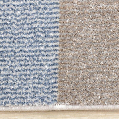 Tapis Farrah bleu gris – 6'7 x 9'6 | Tapis Farrah gris et bleu - 6 pi 7 po x 9 pi 6 po