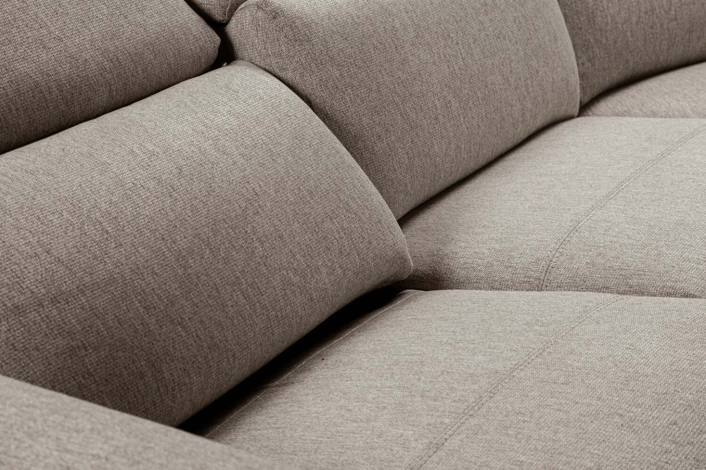 Adelaide 5 pièces - gris | Sofa sectionnel à inclinaison électrique Adelaide 5 pièces - gris | ADELGYS5