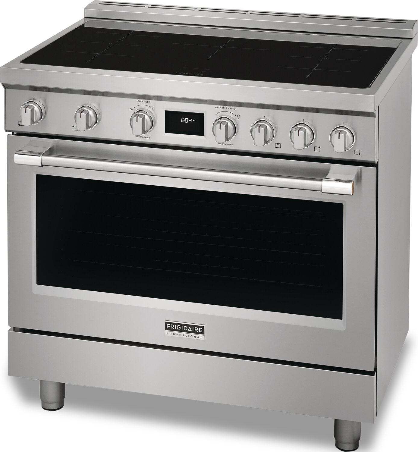 Cuisinière à induction Frigidaire Professional de 4,4 pi³ avec convection à 2 ventilateurs et surface facile à nettoyer…