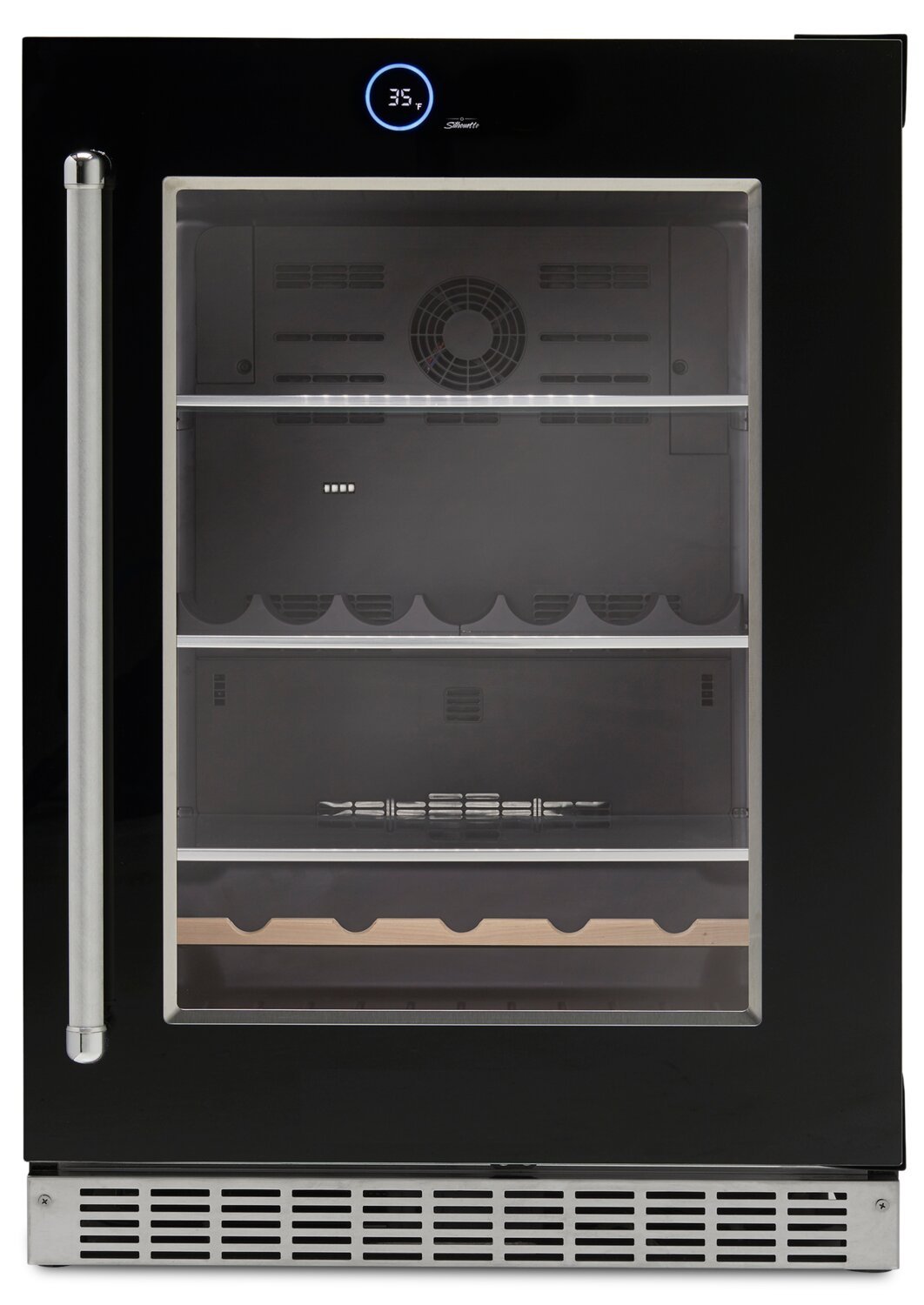 Silhouette Reserve 23.9 5 Cu. Ft. Single-Door Beverage Centre - Black - SRVBC050R | Refroidisseur à boissons Reserve de Silhouette de 5 pi³ et de 23,9 po à 1 porte - noir - SRVBC050R
