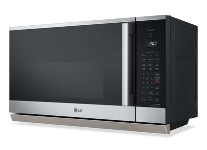 LG 2,1 Cu. Fort. Micro-ondes intelligent à cuisinière avec EasyClean® - MVEL2125X | Quatre à micro-ondes à hotte intégrée intelligente LG de 2,1 pi3 avec EasyCleanMD - MVEL2125X