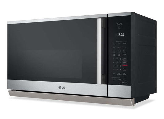 LG 2,1 Cu. Fort. Micro-ondes intelligent à cuisinière avec EasyClean® - MVEL2125X | Quatre à micro-ondes à hotte intégrée intelligente LG de 2,1 pi3 avec EasyCleanMD - MVEL2125X