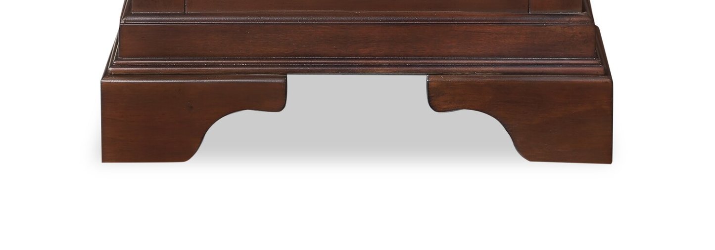 Table de chevet à 2 tiroirs Marco, 21 L x 24 H - Brun Cerise | Table de nuit Marco de 21 po (l) x 24 po (H) à 2 tiroirs - brun cerisier