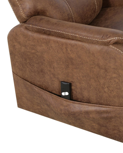 Landon 34 Microfibre Power Lift Reclining Chair - Brown | Fauteuil inclinable électrique Landon de 34 po en microfibre - brun