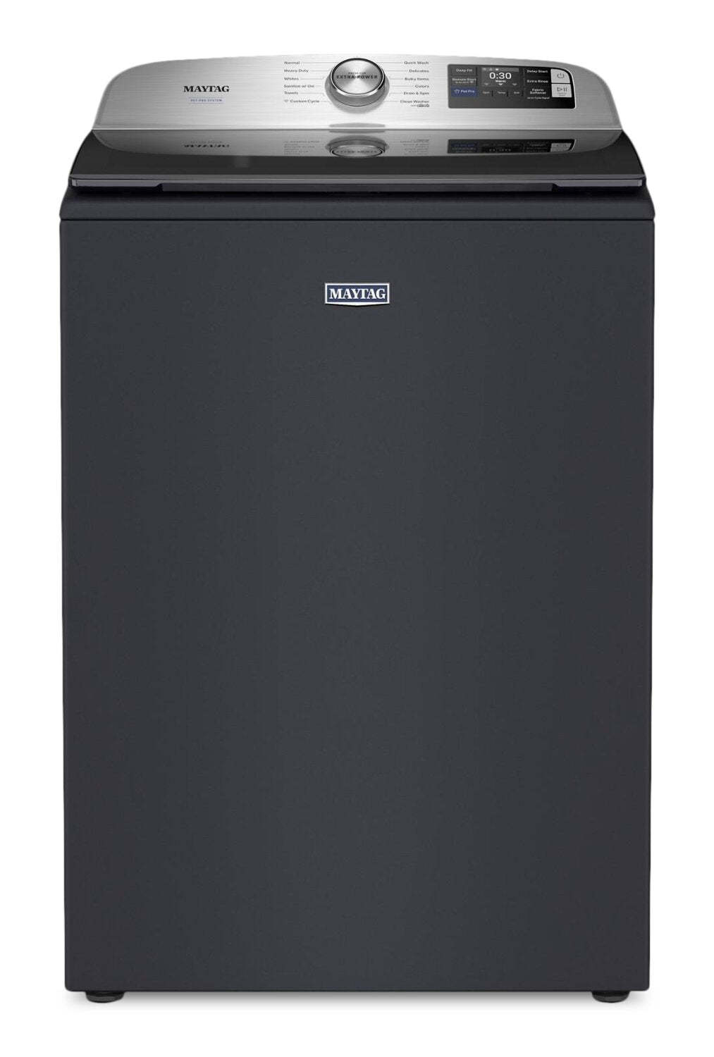 Maytag 6.0 Cu. Ft. Pet Pro Smart Top-Load Washer - Midnight Steel - MTW7205RF | Laveuse intelligente Animal Pet Pro de Maytag à chargement par le haut de 6,0 pi3 - acier minuit - MTW7205RF