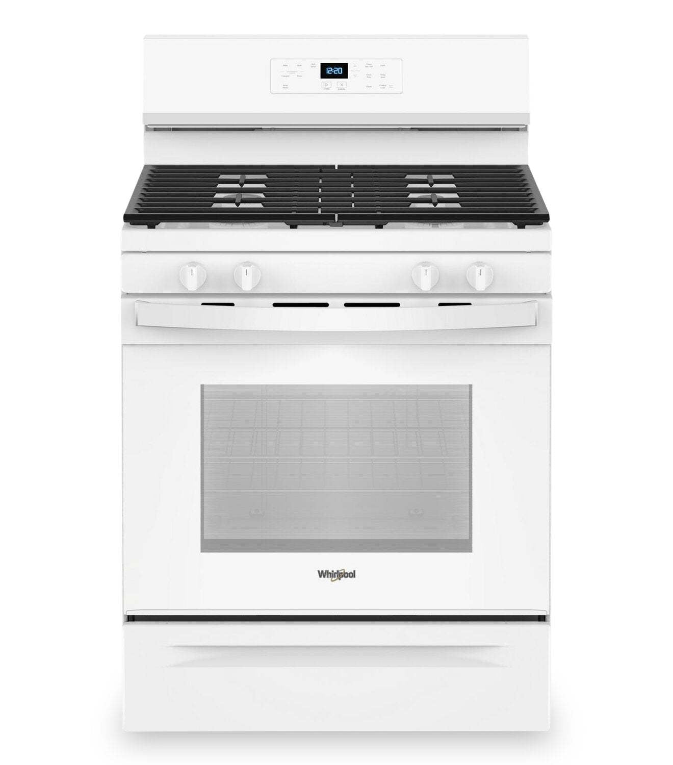 Cuisinière à gaz Whirlpool de 30 po et de 5,3 pi³ avec brûleur SpeedHeat™ - WFGS3530RW | Cuisinière à gaz Whirlpool de 5,3 pi³ et de 30 po avec brûleur SpeedHeatMC - WFGS3530RW | WFGS353W