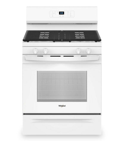Cuisinière à gaz Whirlpool de 30 po et de 5,3 pi³ avec brûleur SpeedHeat™ - WFGS3530RW | Cuisinière à gaz Whirlpool de 5,3 pi³ et de 30 po avec brûleur SpeedHeatMC - WFGS3530RW | WFGS353W