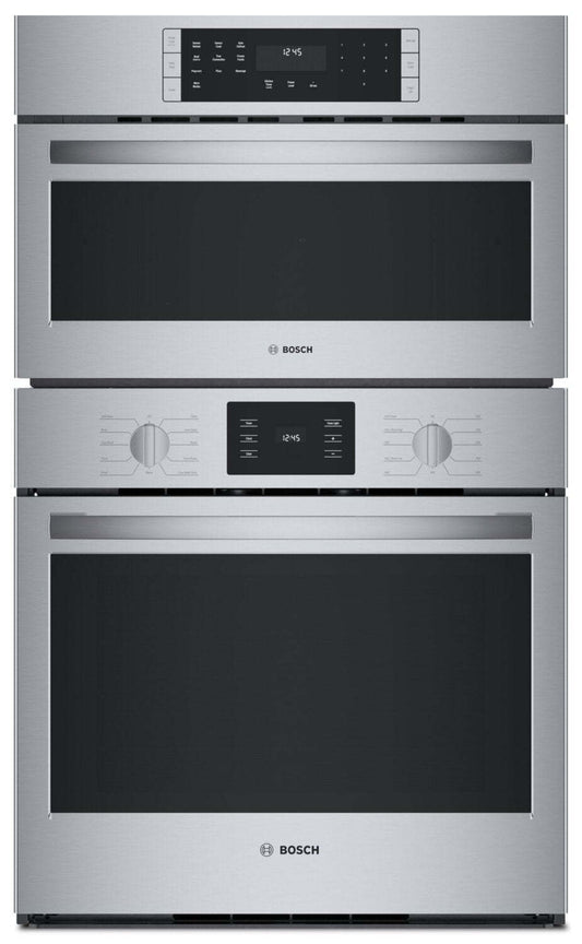 Bosch 30 500 Series Microwave Combination Wall Oven - HBL5754UC | Four mural combiné avec four à micro-ondes Bosch de série 500 de 30 po - HBL5754UC | HBL5754C