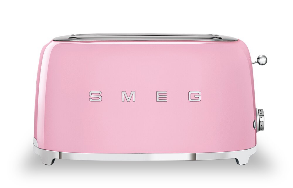 Smeg Grille-pain à fentes longues pour 4 tranches - TSF02PKUS