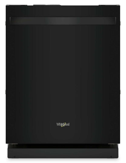 Lave-vaisselle encastré Whirlpool de 24 po et de 44 dBA avec commandes sur le dessus - noir - WDT550SAPB | Whirlpool 24 44 dBA Built-In Top-Control Dishwasher - Black - WDT550…