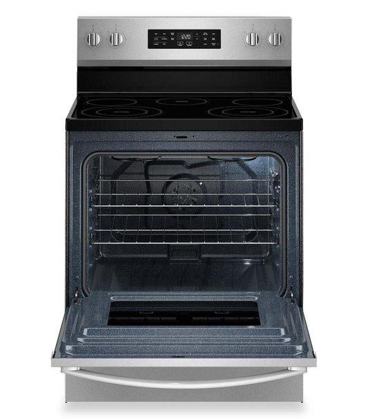 Cuisinière électrique Whirlpool de 5,3 pi3 avec cuisson à air - acier inoxydable résistant aux traces de doigts - YWFES4530SZ
