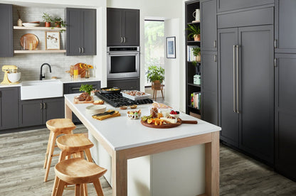 Réfrigérateur KitchenAid de 25,5 pi³ et de 42 po à compartiments juxtaposés - panneau personnalisable - KBSN702MPA