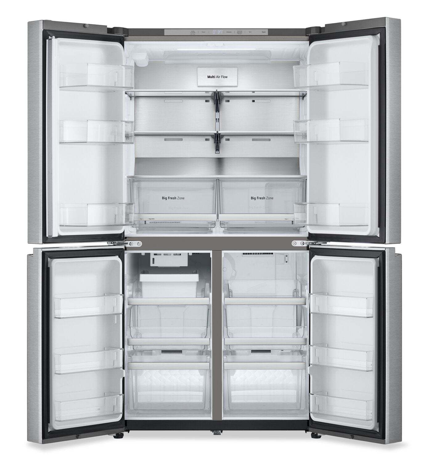 Réfrigérateur LG de 36" et de 23,6 pi3 à profondeur de comptoir à 4 portes françaises avec machine à glaçons - LF24C8200S | LG 36" 23.6 Cu. Réfrigérateur à profondeur de comptoir à 4 portes de pied français avec machine à glaçons - LF24C8200S