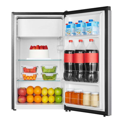 Hisense 18,7 4,4 Cu. Fort. Réfrigérateur compact - Argent - RC44C1GSE | Réfrigérateur compact Hisense de 4,4 pi3 et de 18,7 po - argenté - RC44C1GSE | RC44C1GE