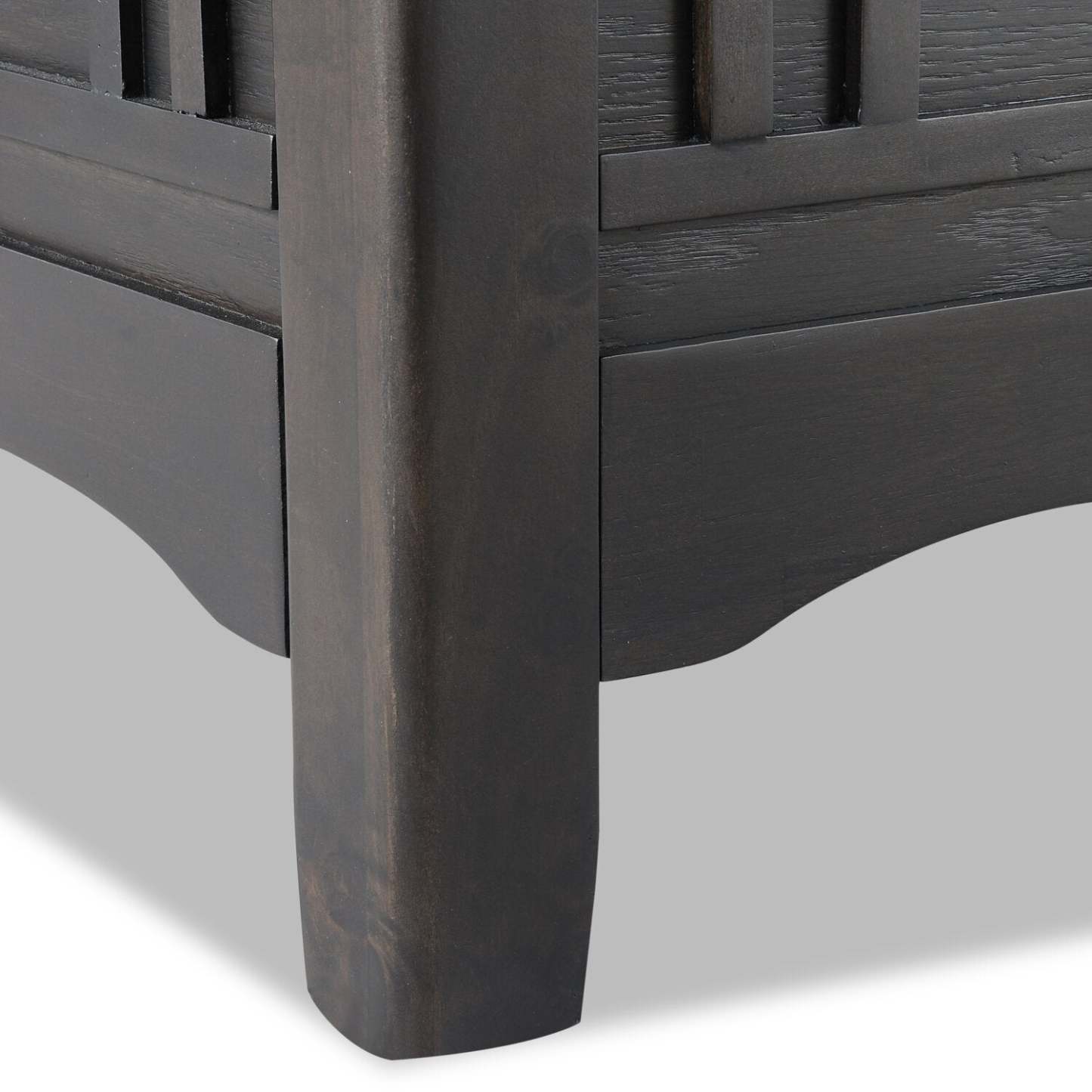 Table de salle à manger à hauteur de comptoir Dena avec rallonge de 42 à 60 W, ronde - Gris | Table de salle à manger ronde Dena de 42 po à 60 po (L) de hauteur comptoir et avec rallonge - grise